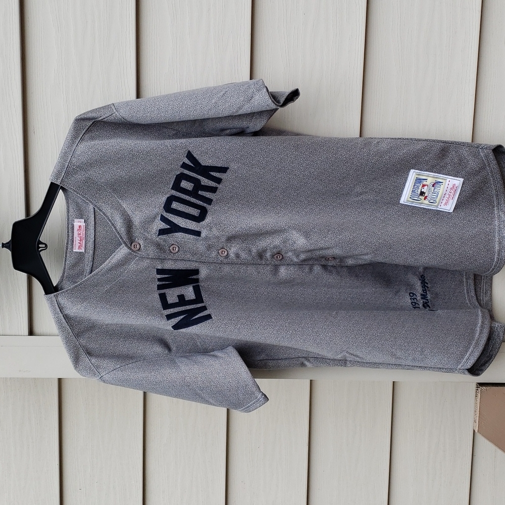 Mitchell & Ness NY Yankees Joe DiMaggio Cooperstown Collection jersey.